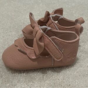 Lucky Brand Pink Baby Shoes with Bow